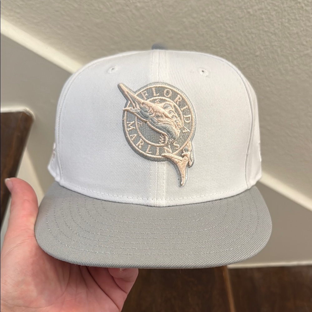 New Era Black and White Cap